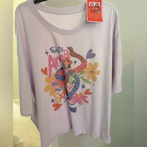 NWT Lilac women’s short sleeve T-shirt by JZD size 4X. “Spreading our Culture.